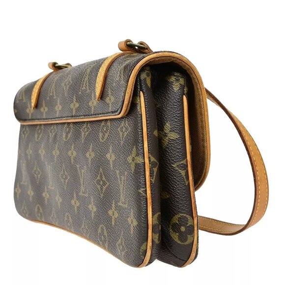 LOUIS VUITTON Marelle Shoulder Bag Monogram Leather Brown France - Picture 11 of 16